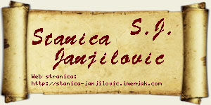 Stanica Janjilović vizit kartica